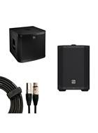 Electro Voice Everse8 Portable Speaker with ZXA1 Sub Bundle