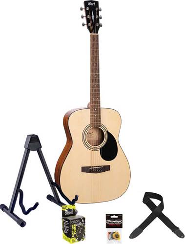 Cort guitarguitar AF510 Open Pore Full Size Acoustic Pack