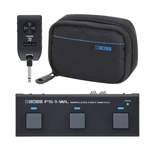 BOSS Katana GO Headphone Amp, Carry Case and Footswitch Bundle