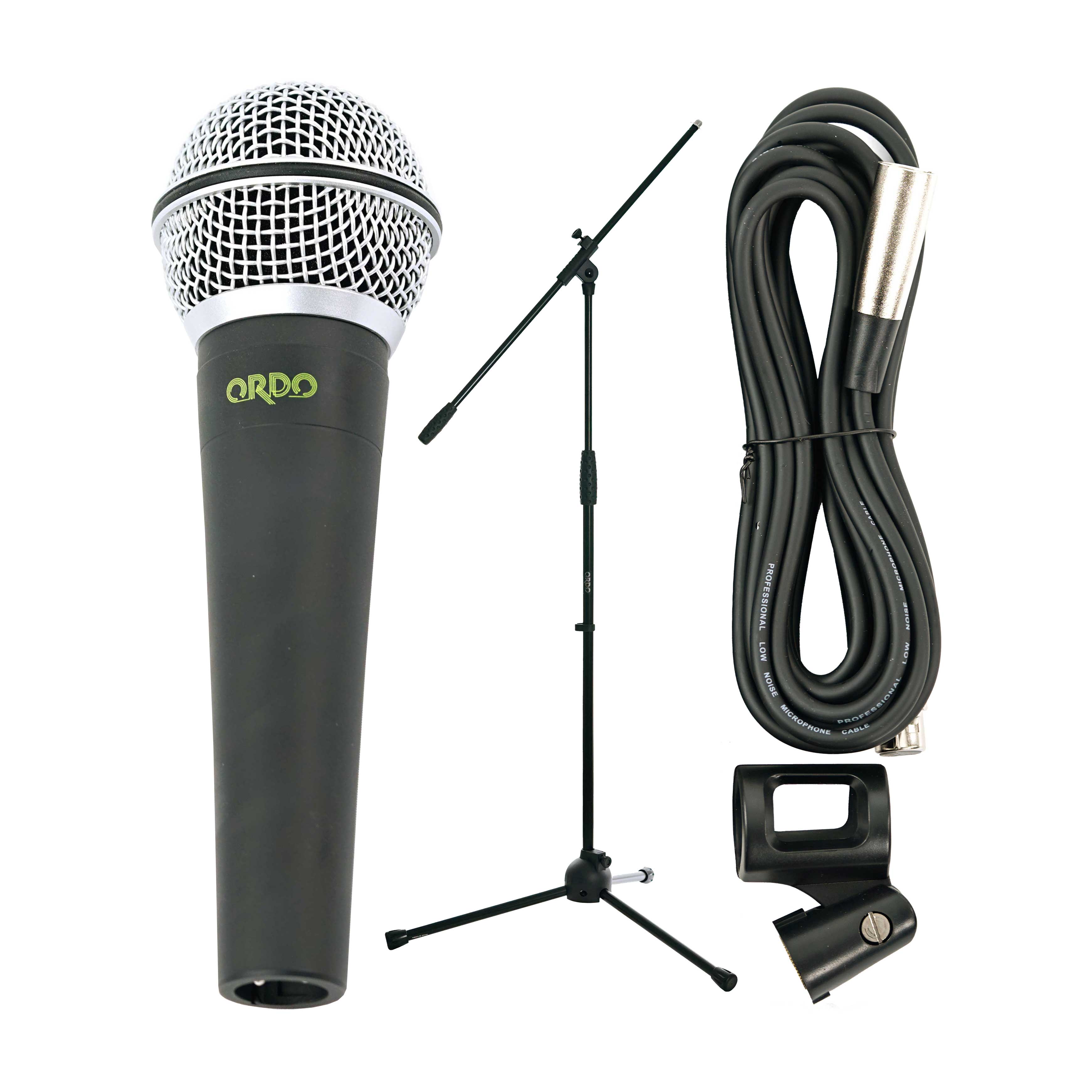 ORDO Microphones M D10 Dynamic Microphone with Mic Boom Stand