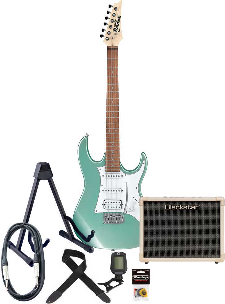Ibanez GRX40 Electric Guitar Pack Metallic Light Green