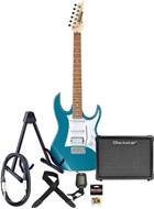 Ibanez GRX40 Electric Guitar Pack Metallic Light Blue