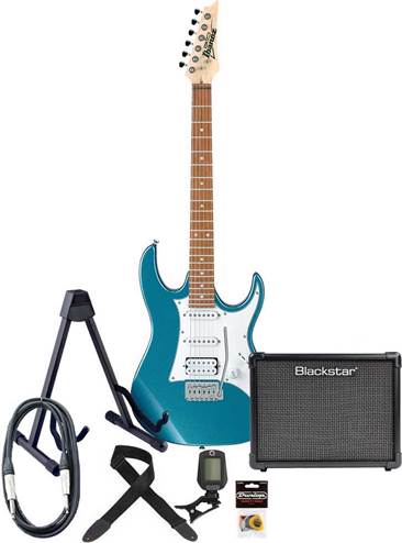 Ibanez GRX40 Electric Guitar Pack Metallic Light Blue