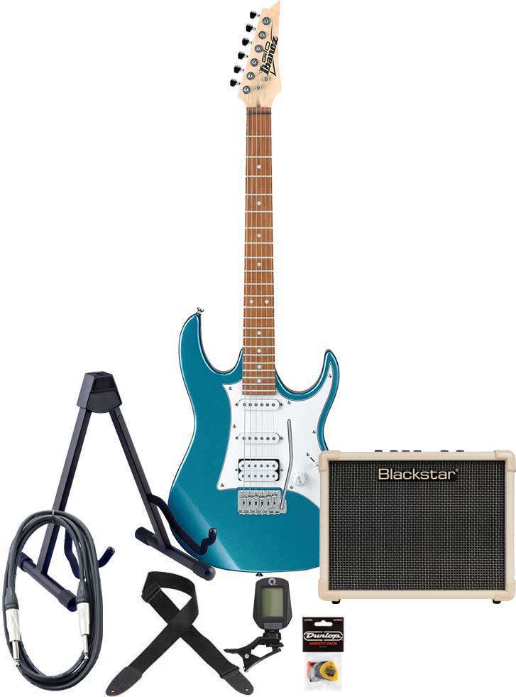 Ibanez GRX40 Electric Guitar Pack Metallic Light Blue