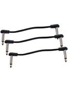 Ordo 3 for 2 - Right Angle Flat Patch Cables 10cm