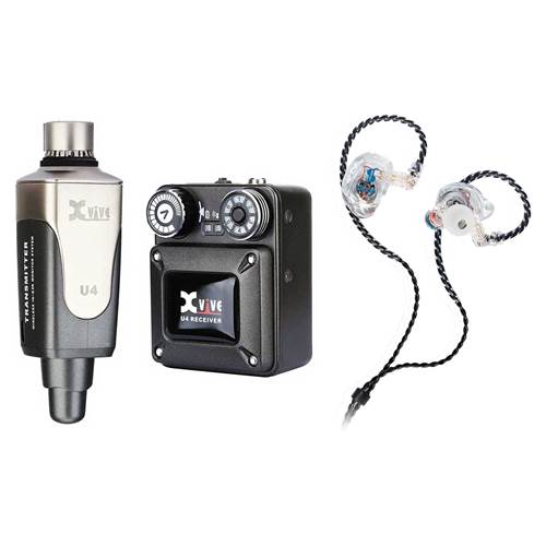 XVive XU4 Wireless IEM System with SPM-435 TR In-Ears XVive XU4 Wireless IEM System with SPM-435 TR In-Ears