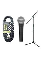 Shure SM58 Stand and Cable Bundle