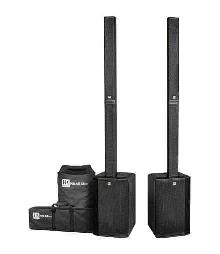 HK Audio Polar 12 MK2 Complete Speaker System in Black (Pair)