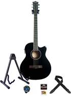 EastCoast G1CE Gloss Black Acoustic Pack