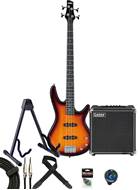 Ibanez GSR180 Pack Brown Sunburst with Laney DBF30