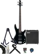 Ibanez GSR180 Pack Black with Laney DBF30