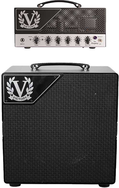 Victory Amps Deputy Lunchbox Valve Amp Head + V112 Deputy Lunchbox Guitar Cabinet Bundle