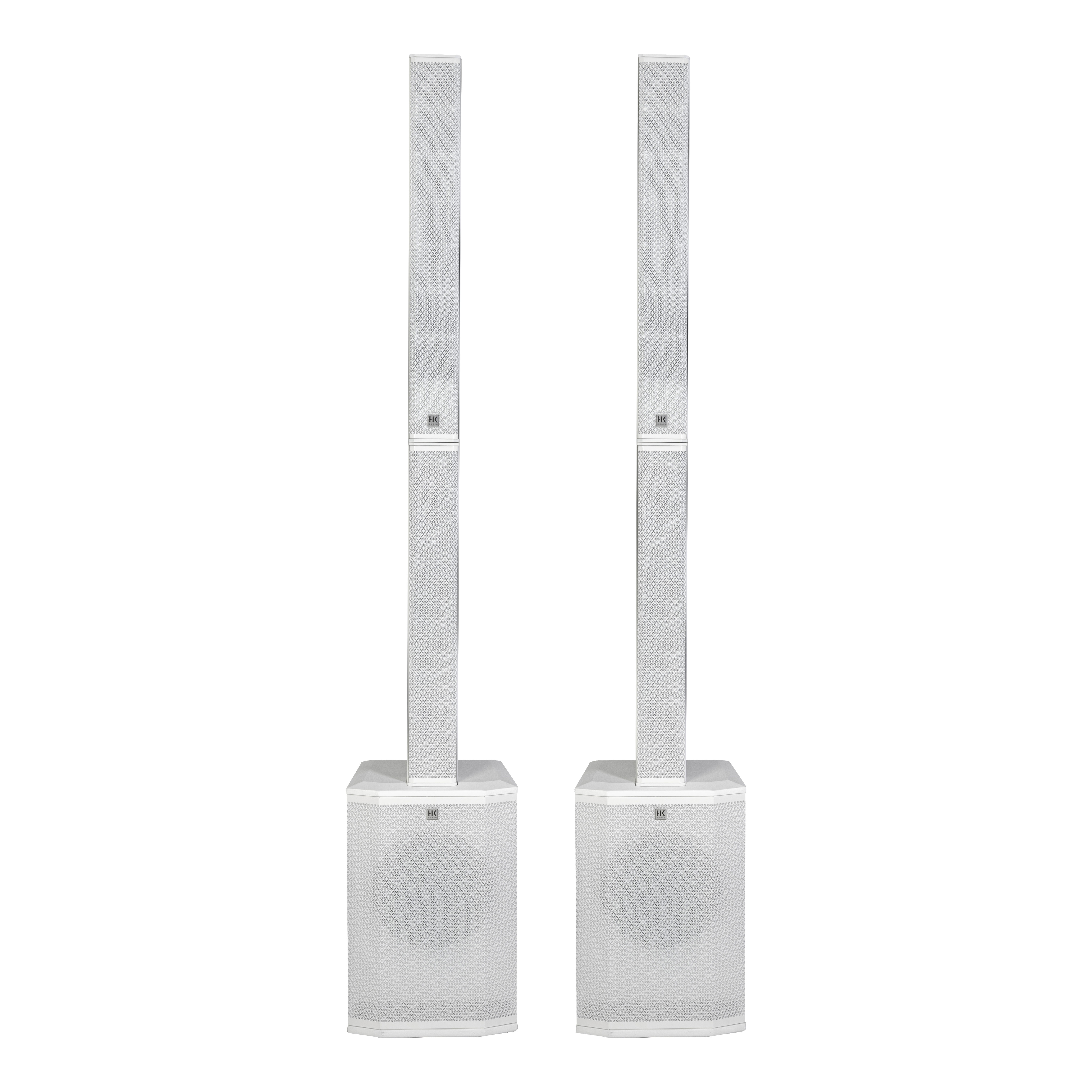 HK Audio Polar 10 MK2 Complete Speaker System in White (Pair)