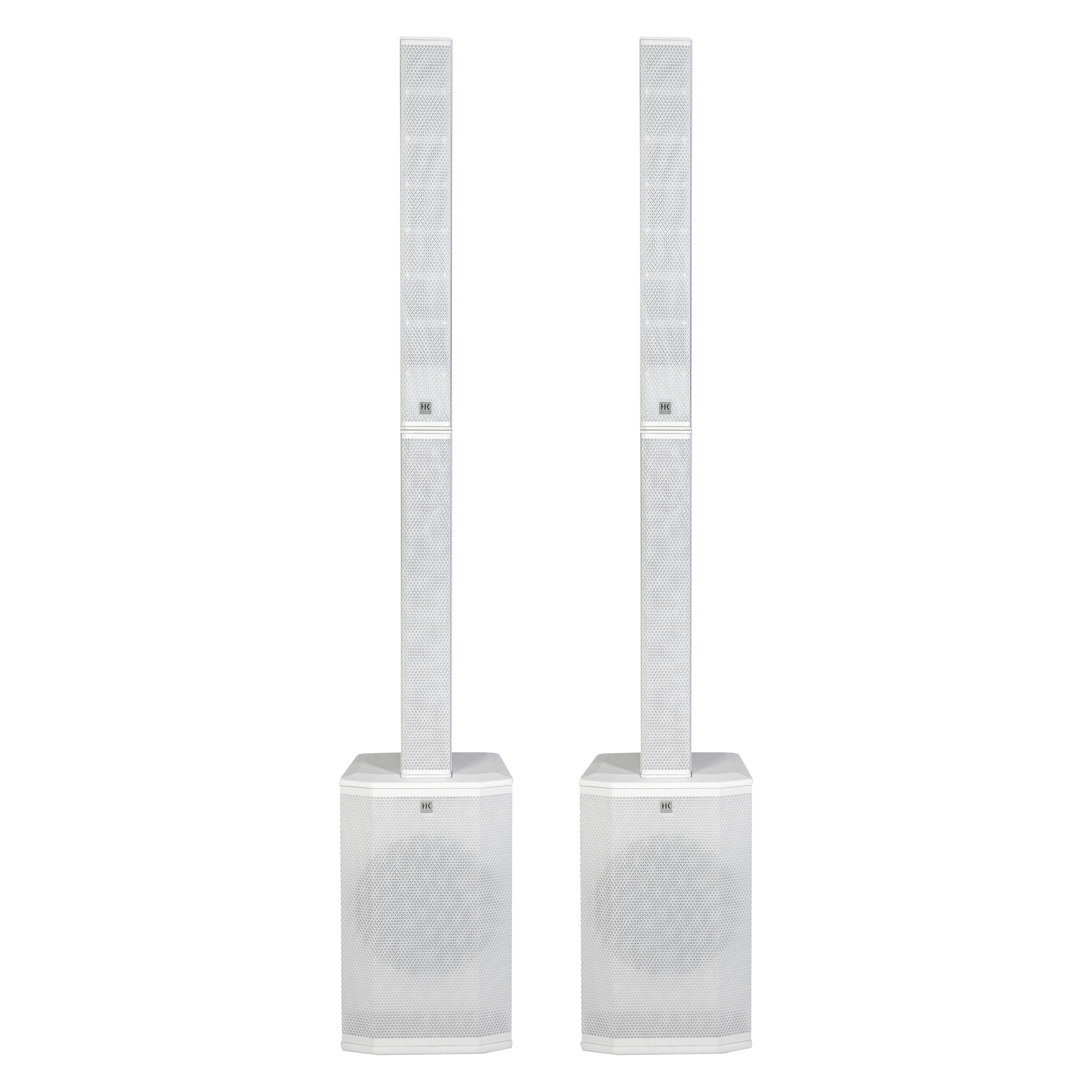 HK Audio Polar 12 MK2 Complete Speaker System in White (Pair)