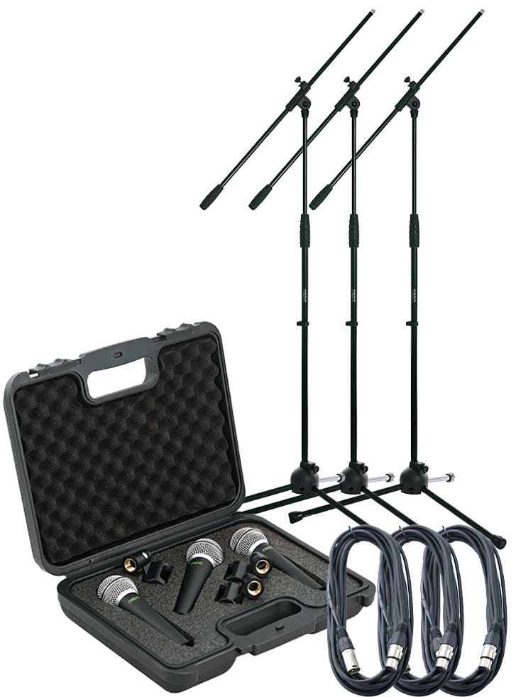 Ordo M-D10 Dynamic Microphone 3-Pack Bundle