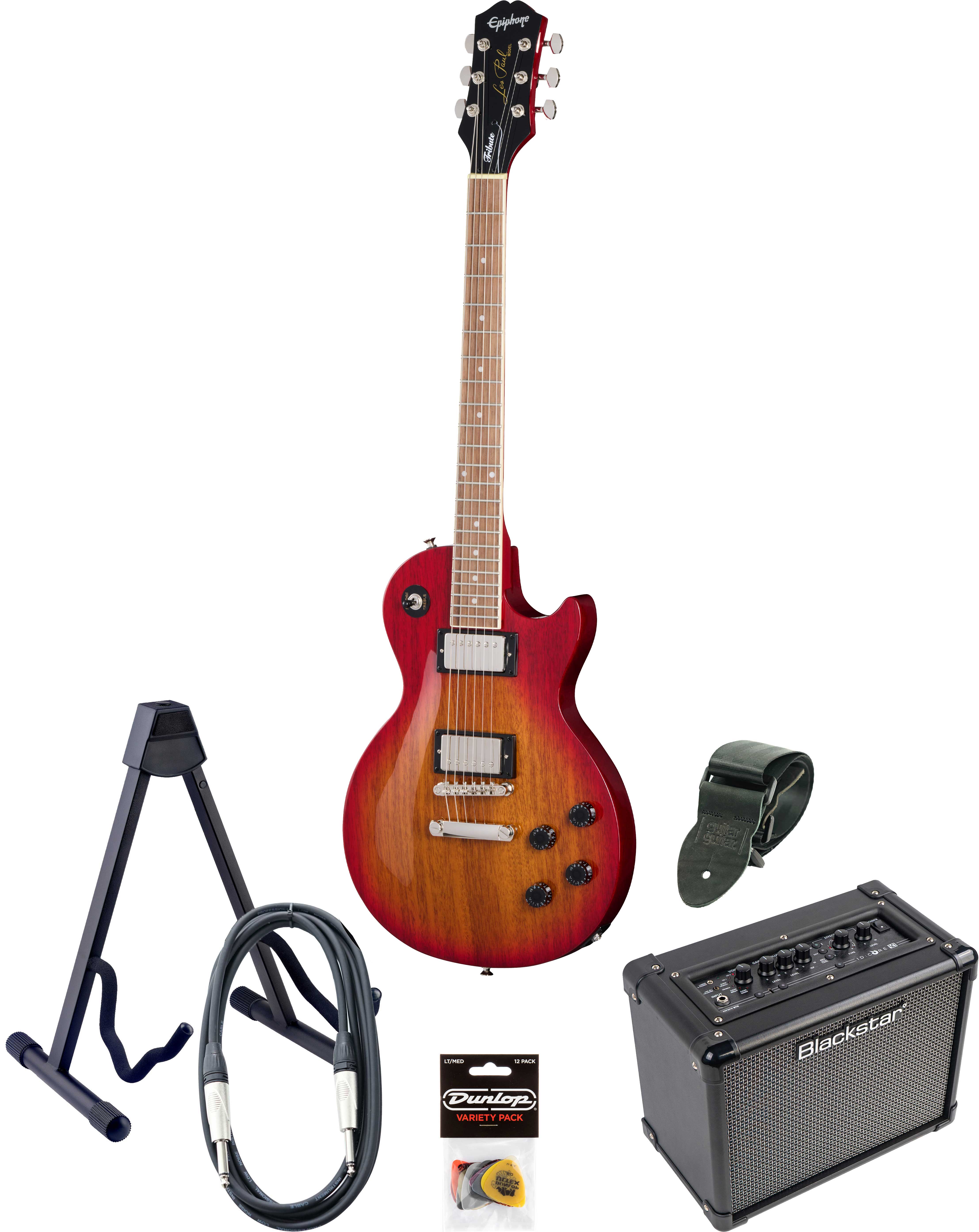 Epiphone Les Paul Tribute & ID Core Pack Heritage Cherry Sunburst