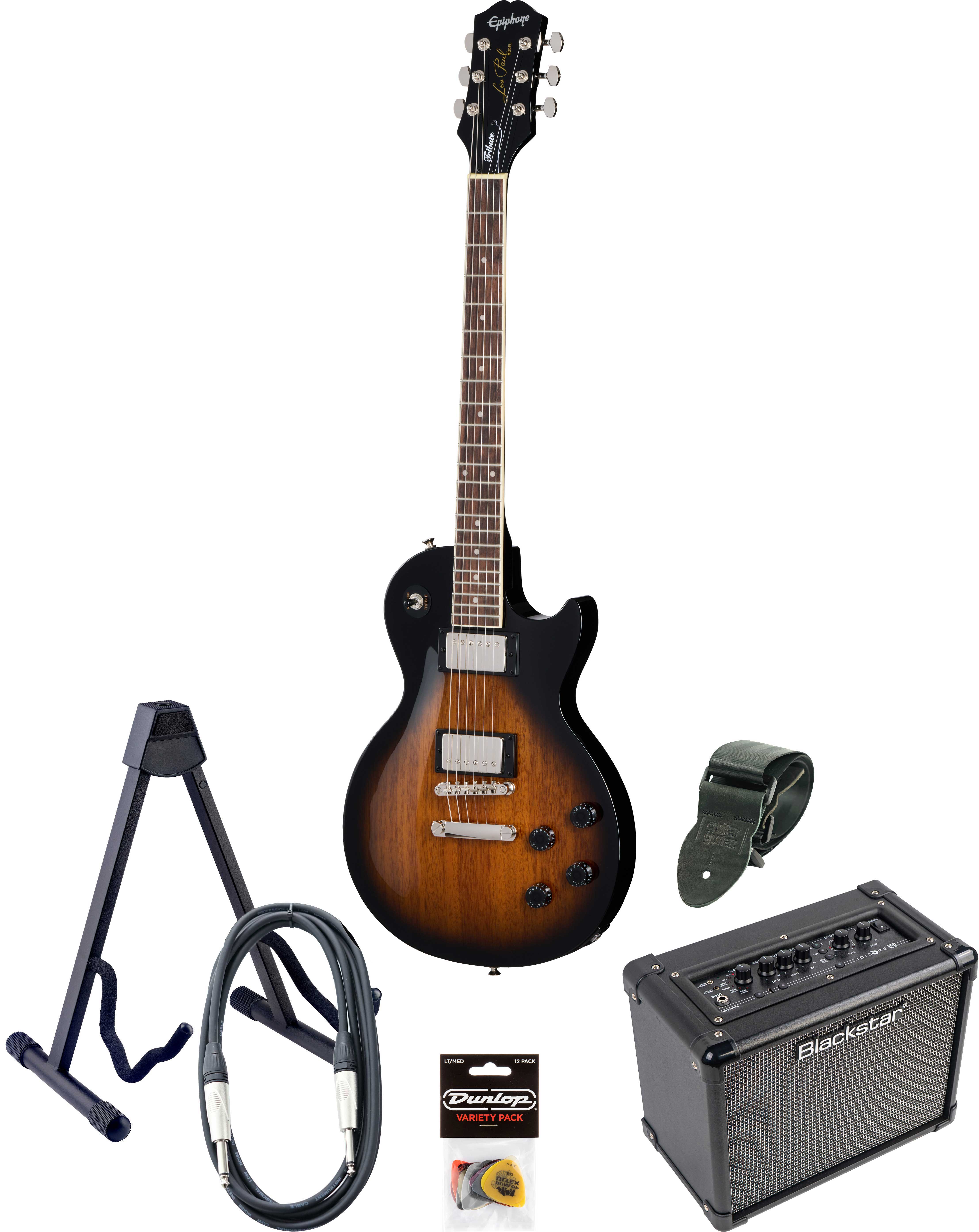 Epiphone Les Paul Tribute & ID Core Pack Vintage Sunburst