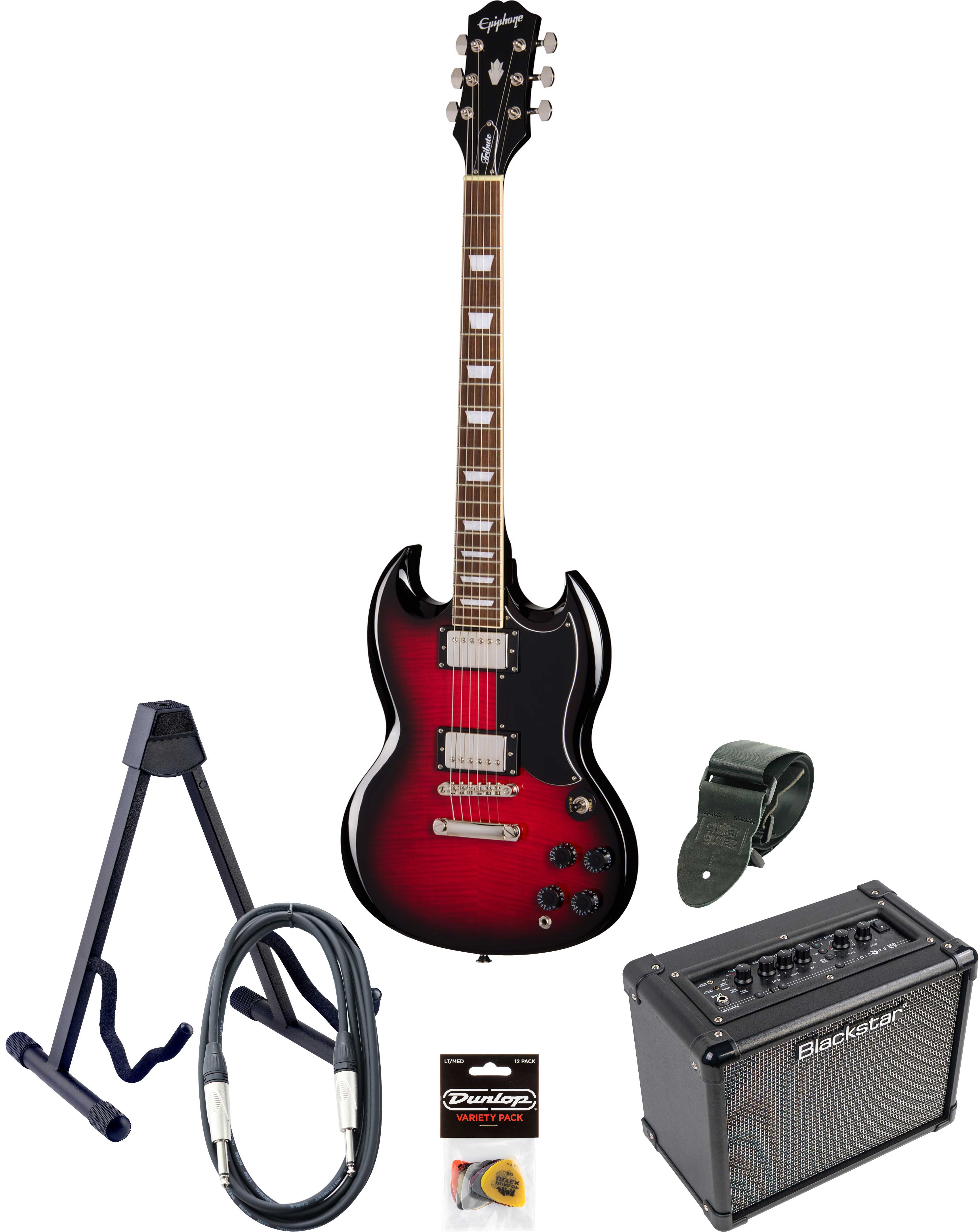 Epiphone SG Tribute Plus & ID Core Pack Cherry Burst
