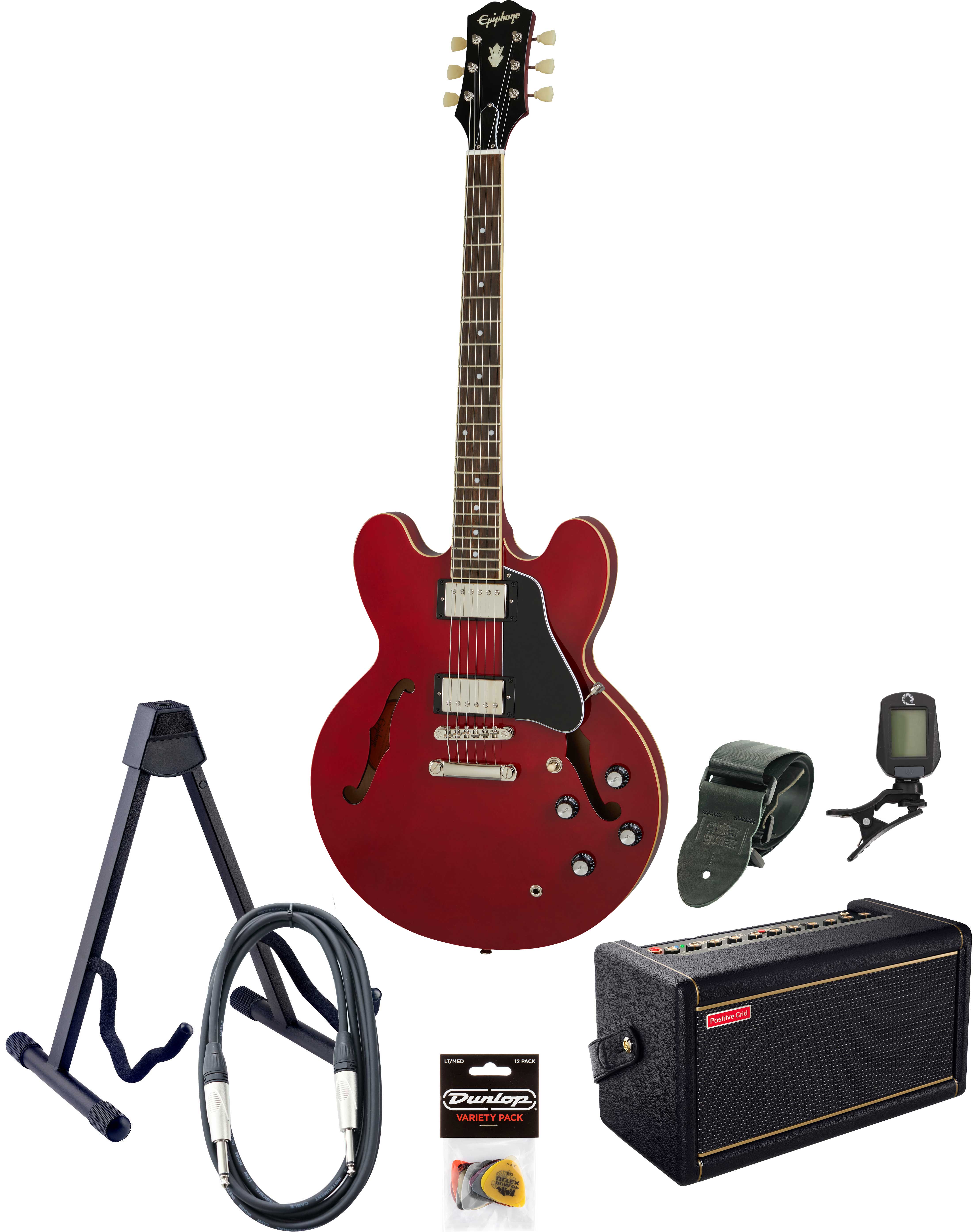 Epiphone ES-335 & Spark 2 Pack Cherry