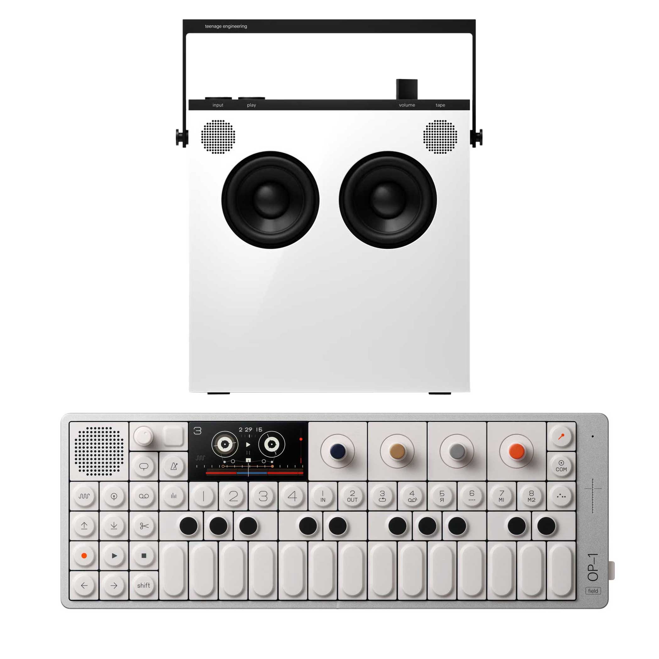 Teenage Engineering OP-1 Field and OB-4 White