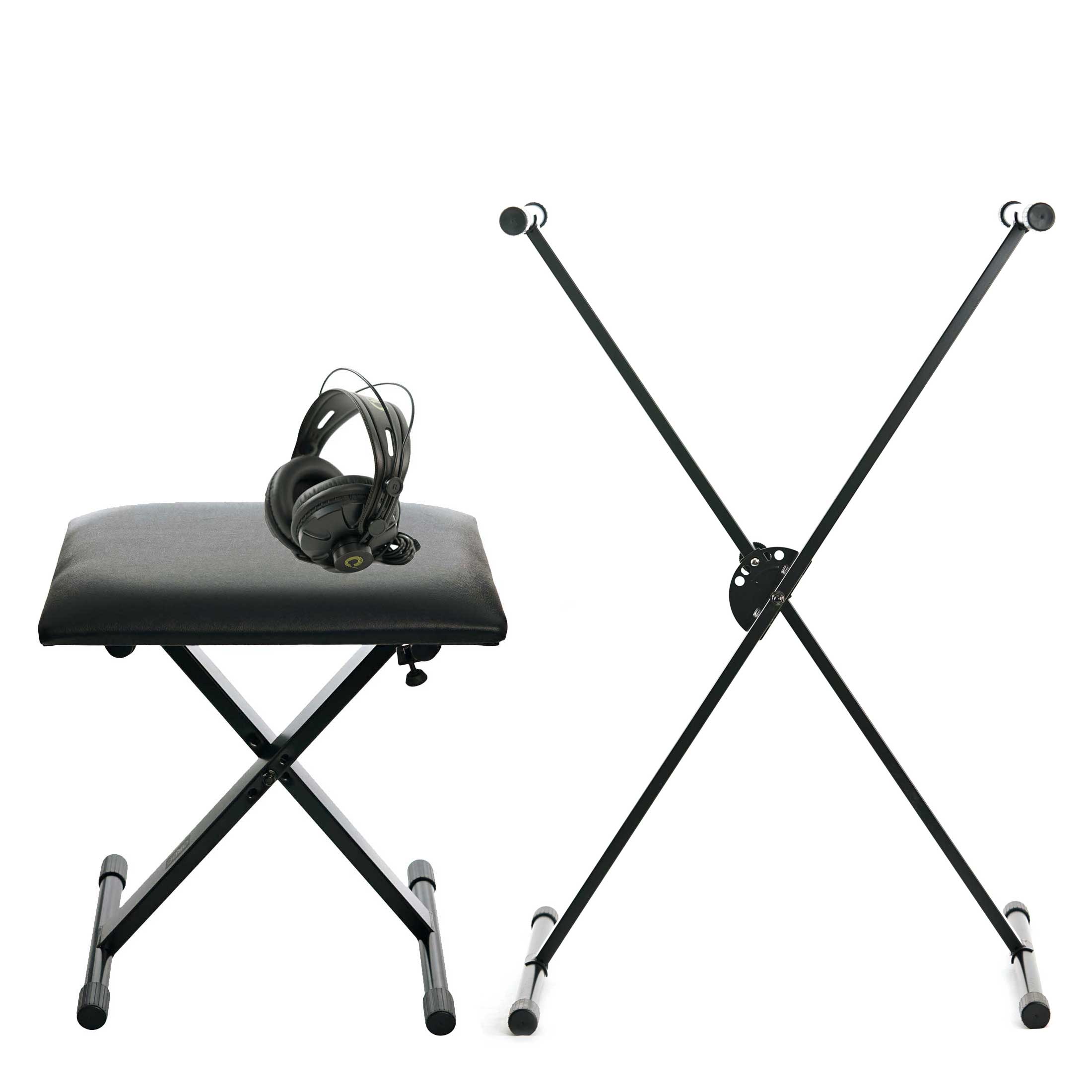 Ordo Single Braced Keyboard Stand Bundle
