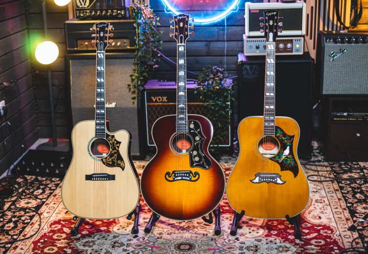 Epiphone Inspired by Gibson acoustic guitars