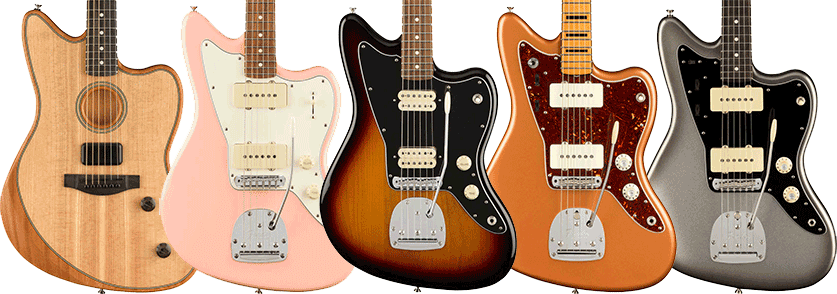 The Fender Jazzmaster Range