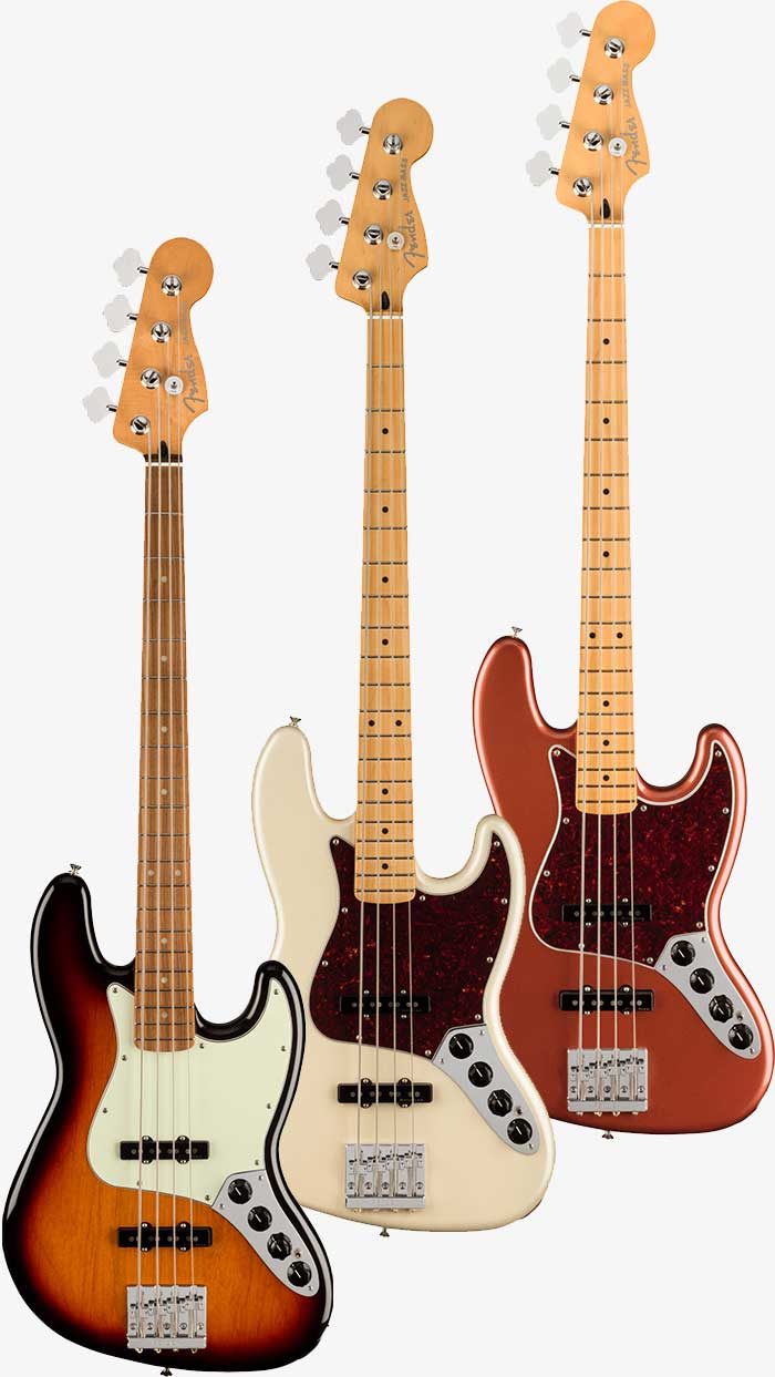 Fender Player Plus Jazz Bass Colours