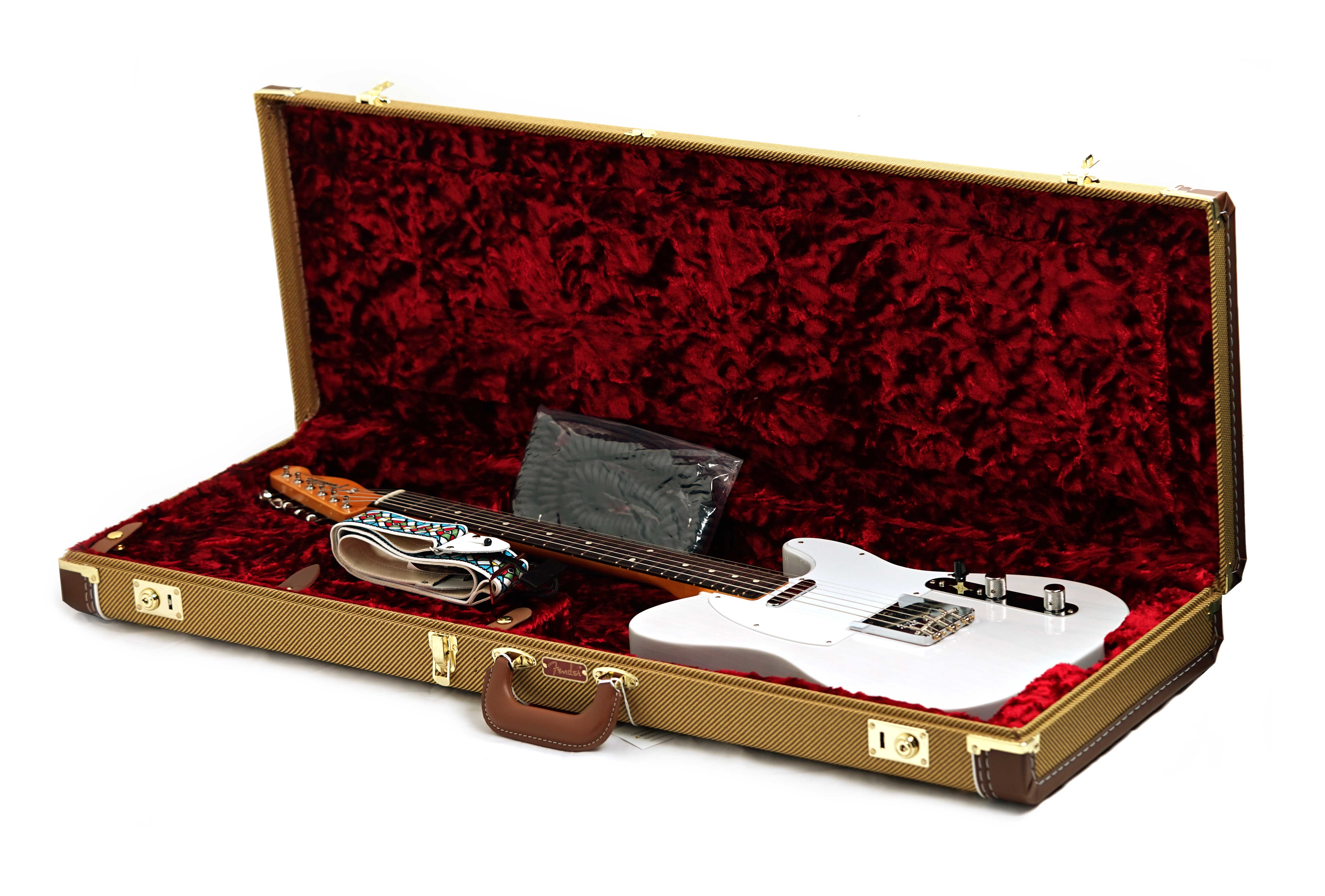 Fender Jimmy Page Mirror Telecaster White Blonde Rosewood Fingerboard #USA02733