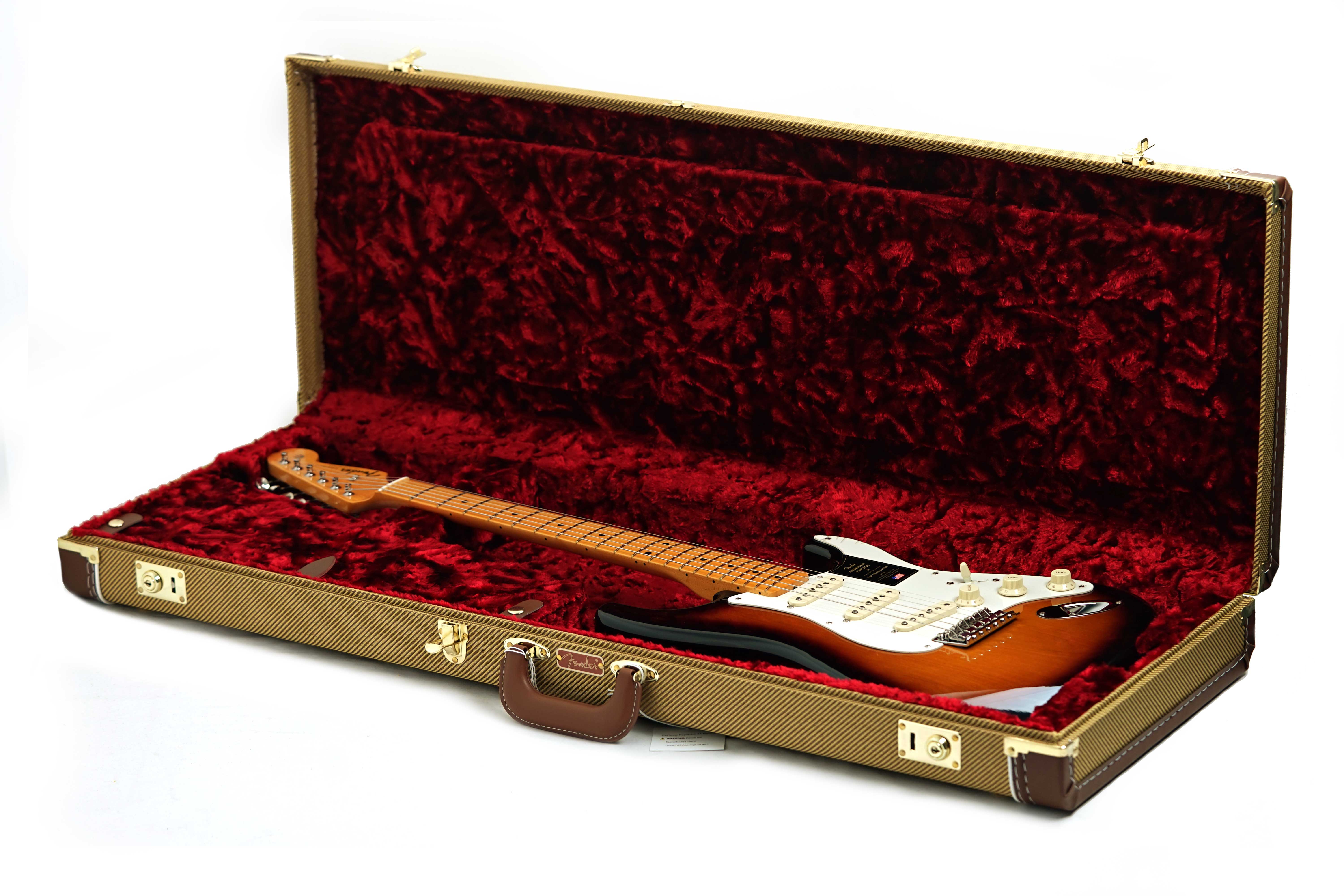 Fender American Vintage II 1957 Stratocaster Maple Fingerboard 2 Colour Sunburst #V2551703