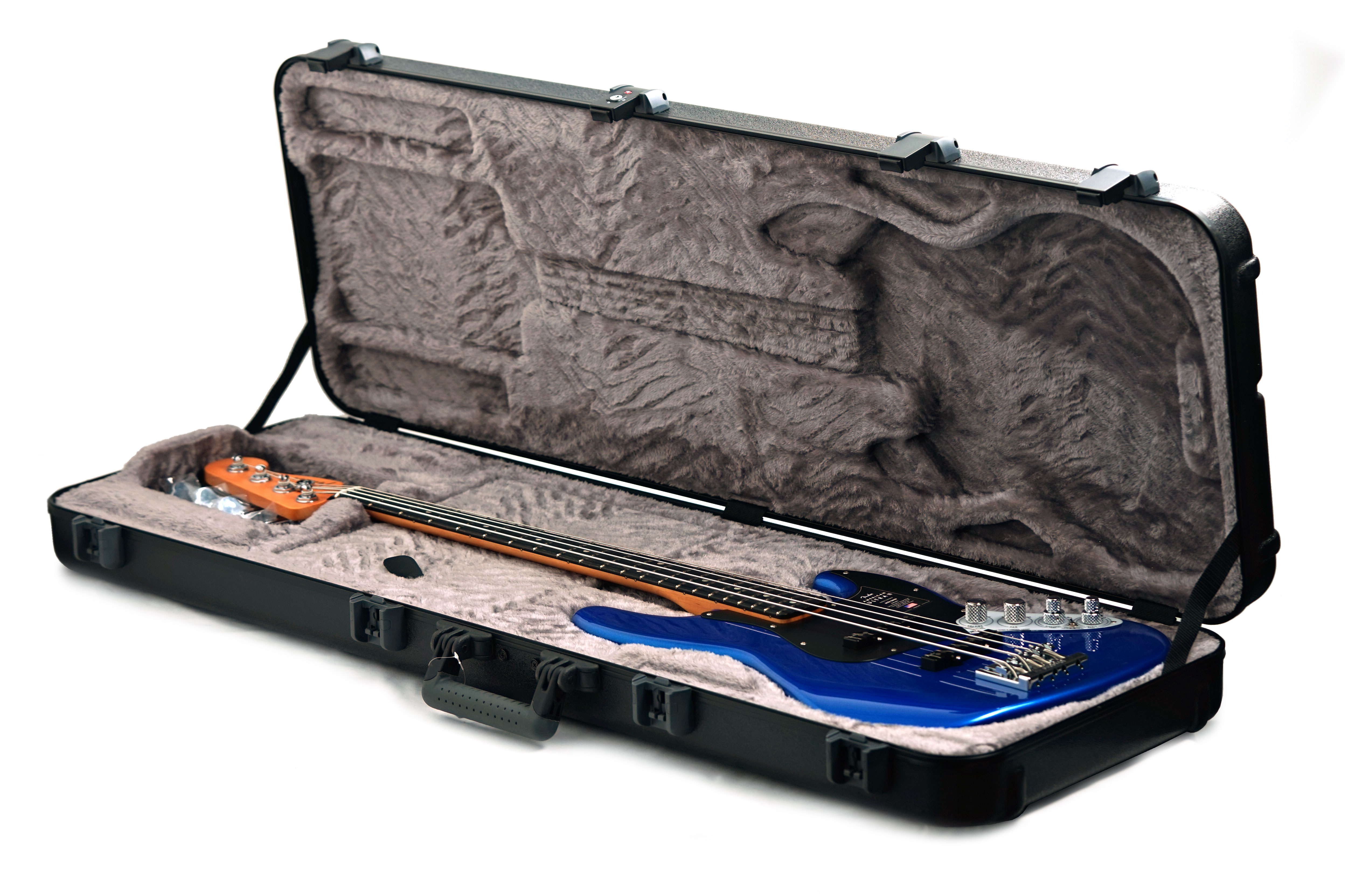 Fender American Ultra II Jazz Bass Noble Blue Ebony Fingerboard #US24021051