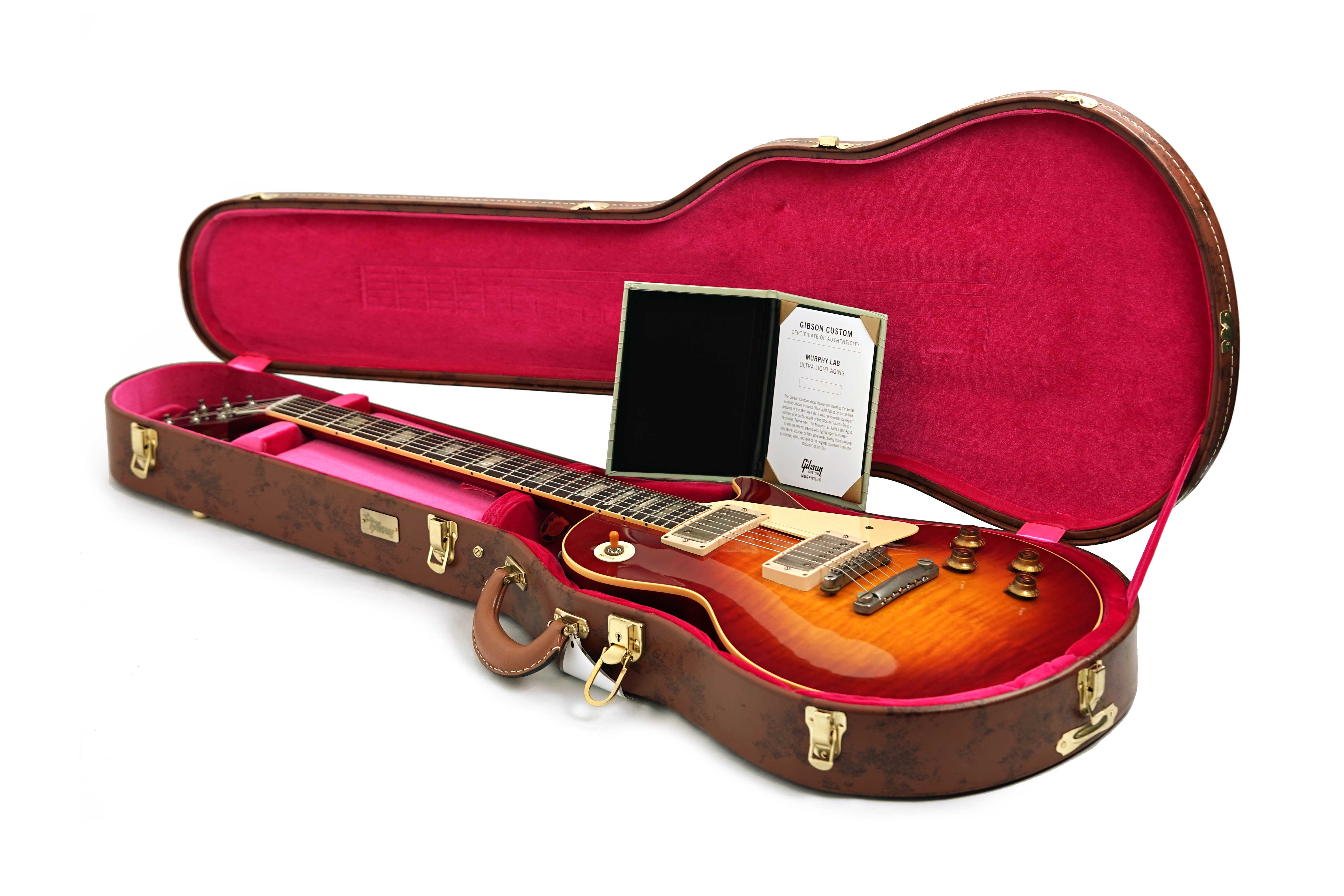 Gibson Custom Shop Murphy Lab 1959 Les Paul Standard Reissue Ultra Light Aged Sunrise Teaburst
