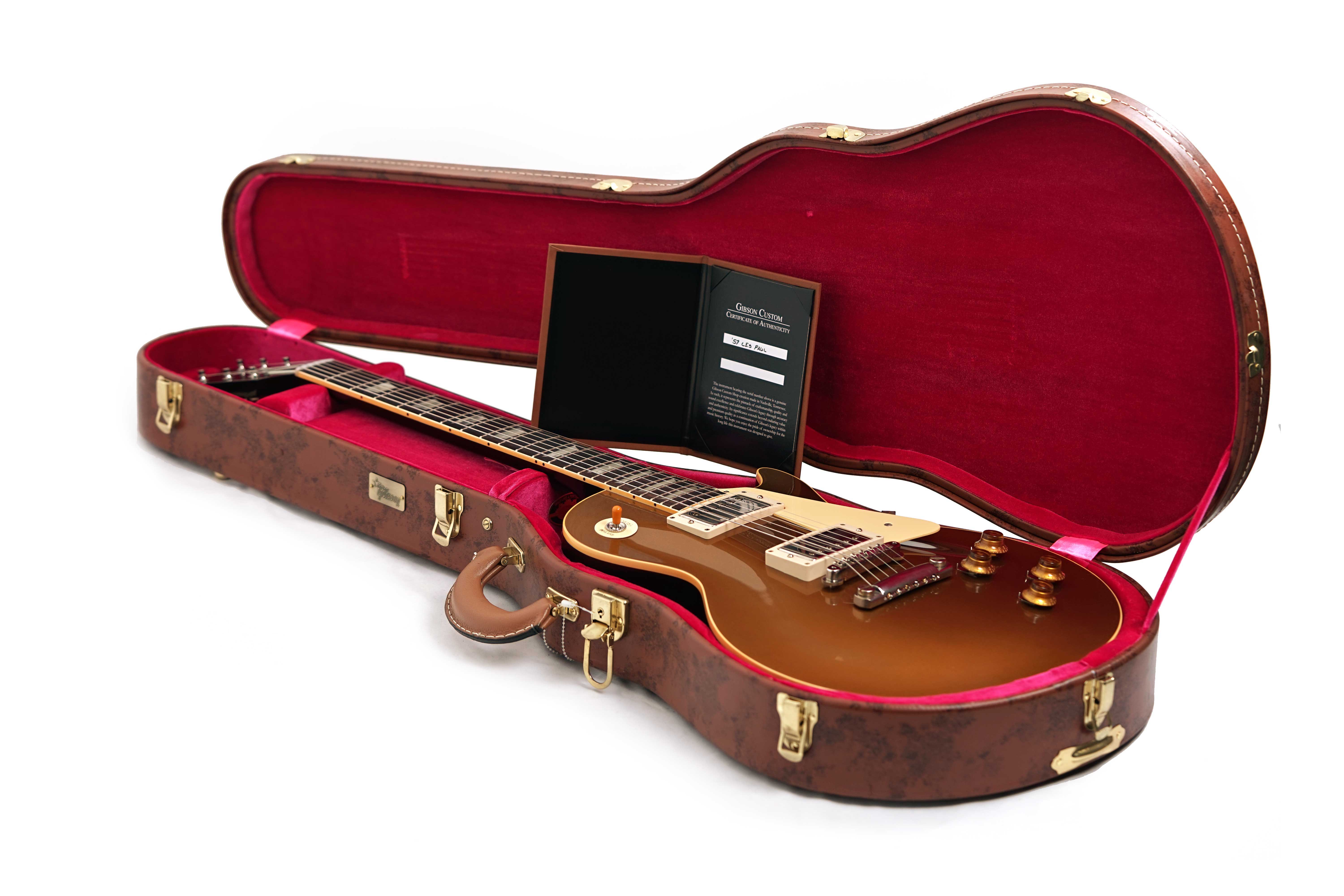 Gibson Custom Shop 1957 Les Paul Goldtop Darkback Reissue VOS #751163