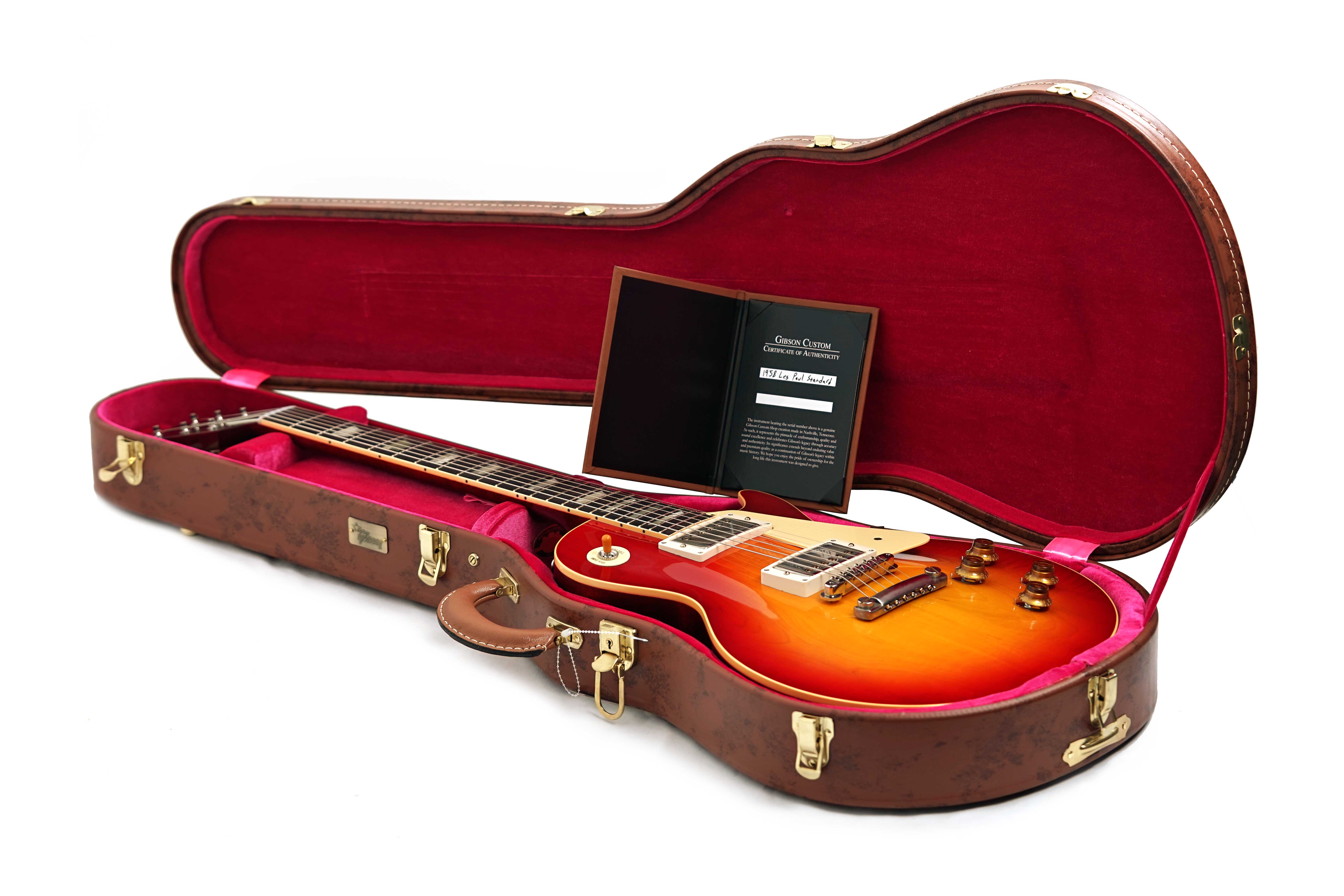 Gibson Custom Shop 1958 Les Paul Standard Reissue VOS Washed Cherry #85552