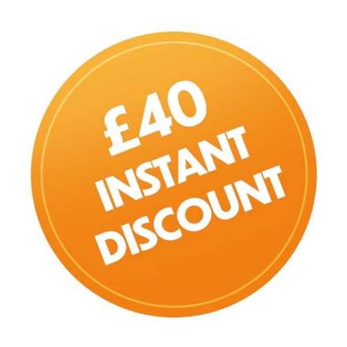 Giftcard £40 Instant Discount Giftcard £40 Instant Discount