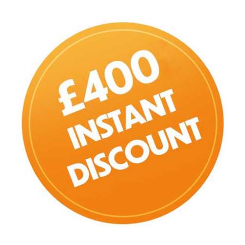 Giftcard £400 Instant Discount Giftcard £400 Instant Discount