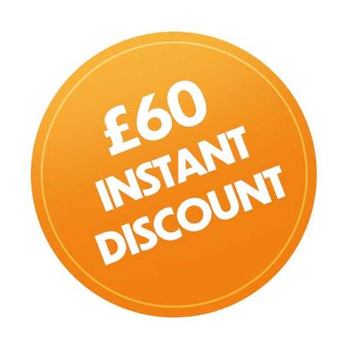 Giftcard £60 Instant Discount Giftcard £60 Instant Discount