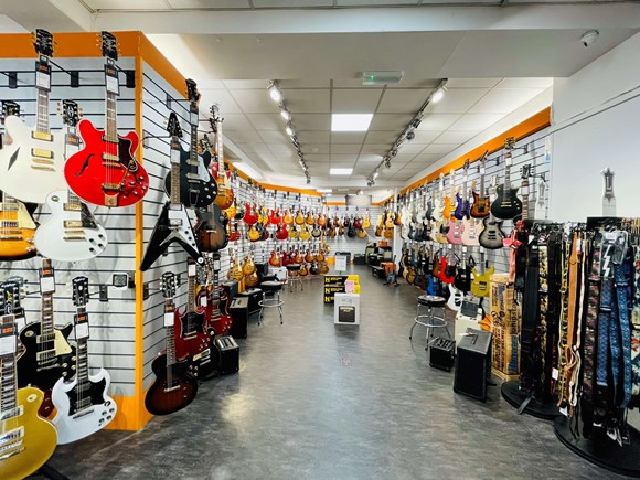 The largest guitar store in Edinburgh