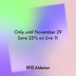25% Ableton Live 11 Black Friday Sale