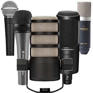 Free Boom Stand with Select Mics