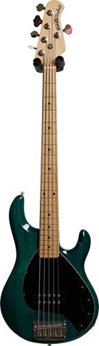 Music Man Stingray 5 Teal Green Maple Fingerboard (Pre-Owned)