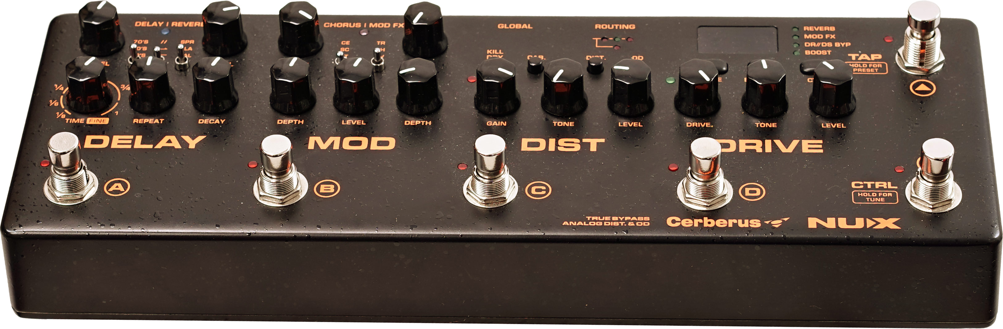 NUX Cerberus Guitar Multi Effects Pedal (PreOwned) guitarguitar