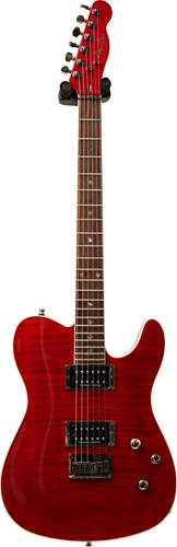 Fender Custom Telecaster FMT HH Crimson Red Transparent Indian Laurel Fingerboard (Pre-Owned)