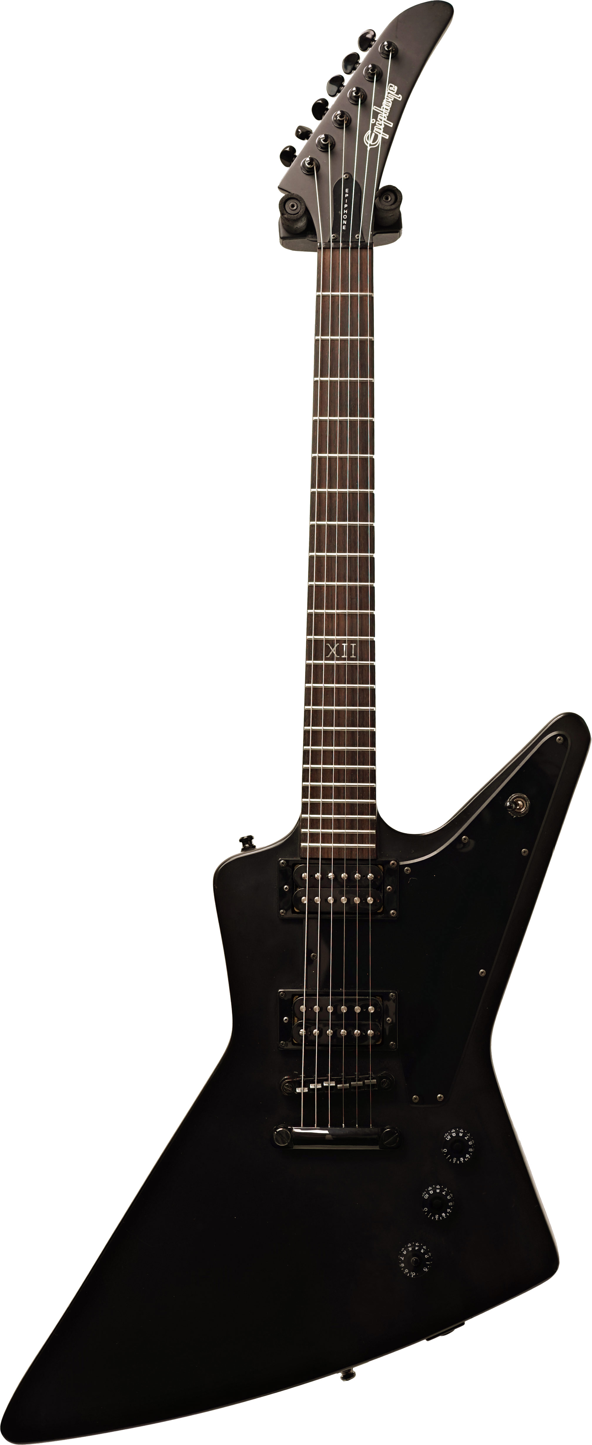 Epiphone 1958 Explorer Gothic Black Satin (Pre-Owned)