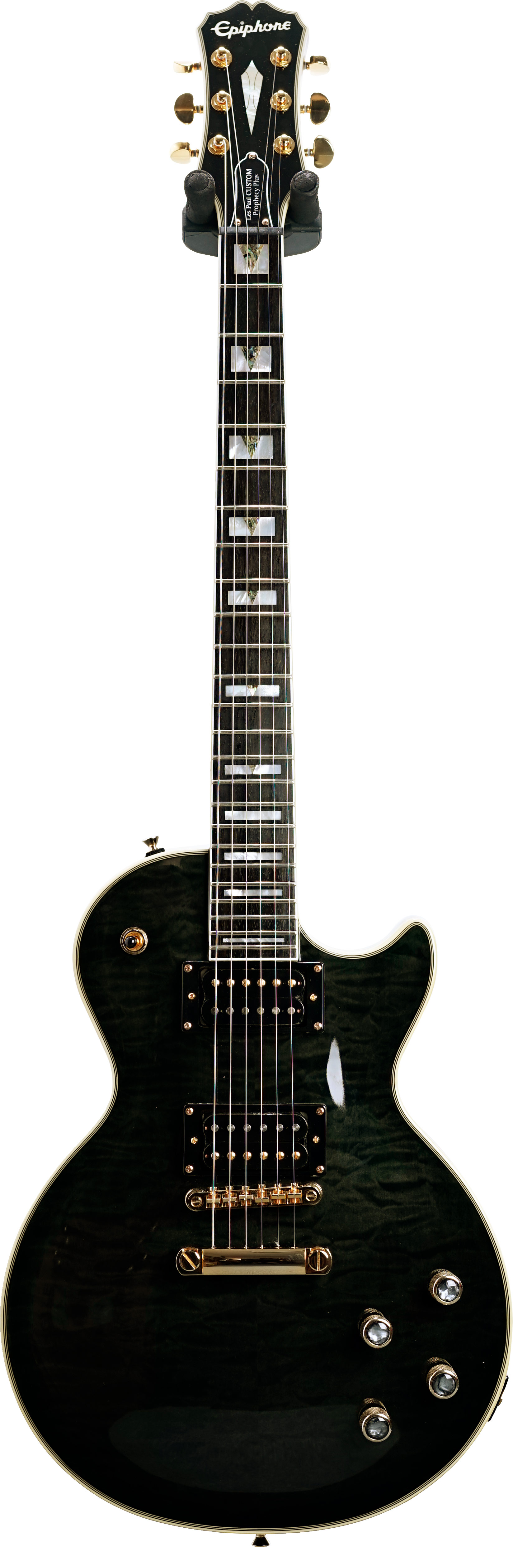 Epiphone Prophecy Les Paul Custom Plus GX Outfit Midnight Ebony