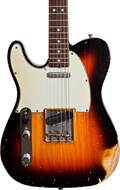 Fender Custom Shop 1960 Telecaster Left Handed Relic 3-Colour Sunburst Masterbuilt by John Cruz (Pre-Owned)