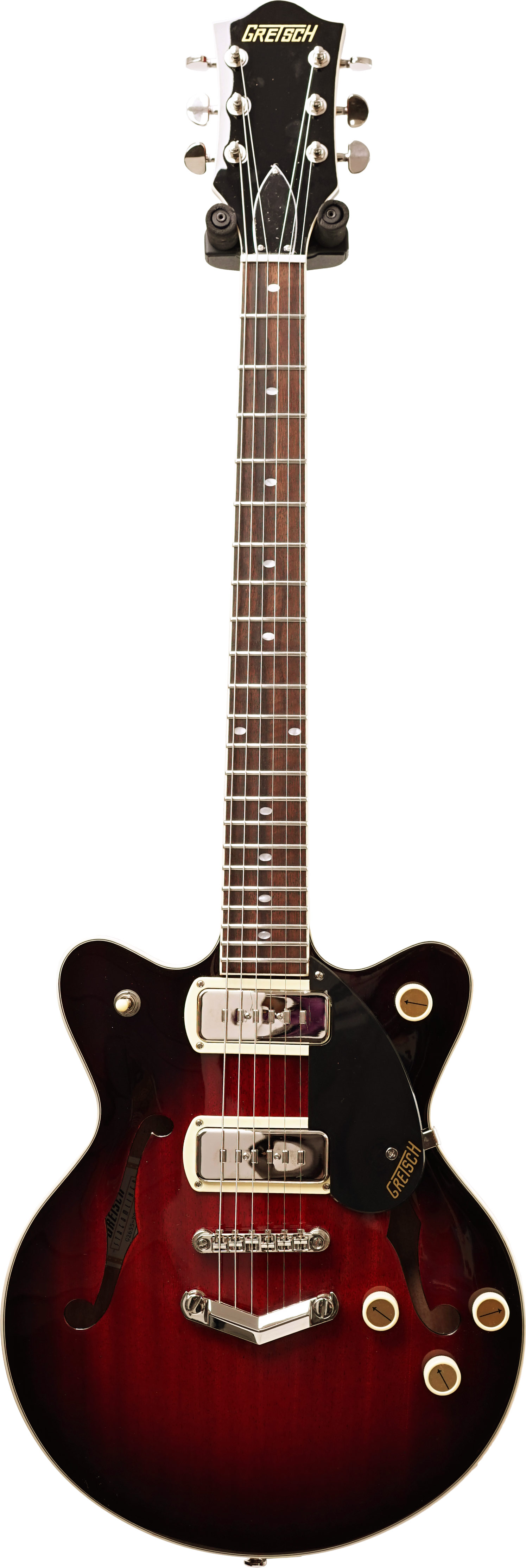 Gretsch G2655-P90 Streamliner Centre Block Junior Claret Burst