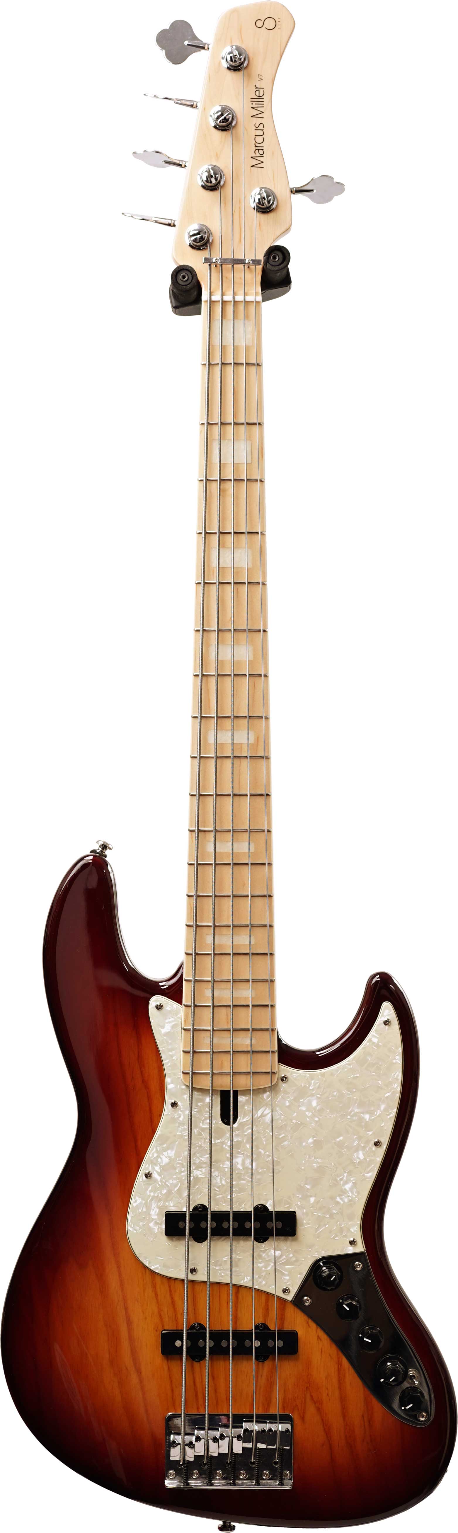 Sire Marcus Miller V7 Swamp Ash-5 Maple Fingerboard V2 Tobacco Sunburst (Pre-Owned)