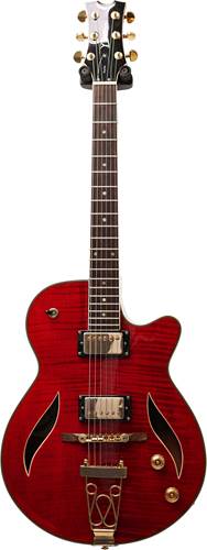 Dean Stylist Trans Red Hollowbody (Pre-Owned)