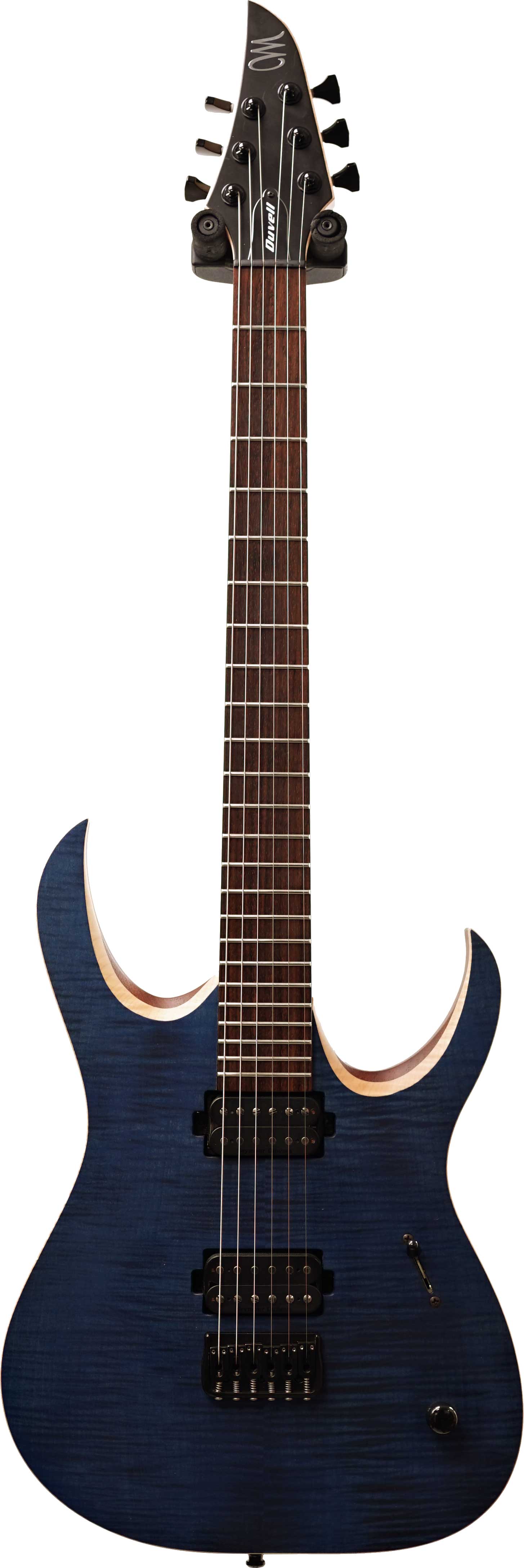 Mayones Duvell 6 Standard Nazgul/Sentient Top Trans Blue Burst 